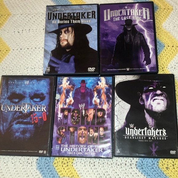 WWE Undertaker DVD Lot Rare